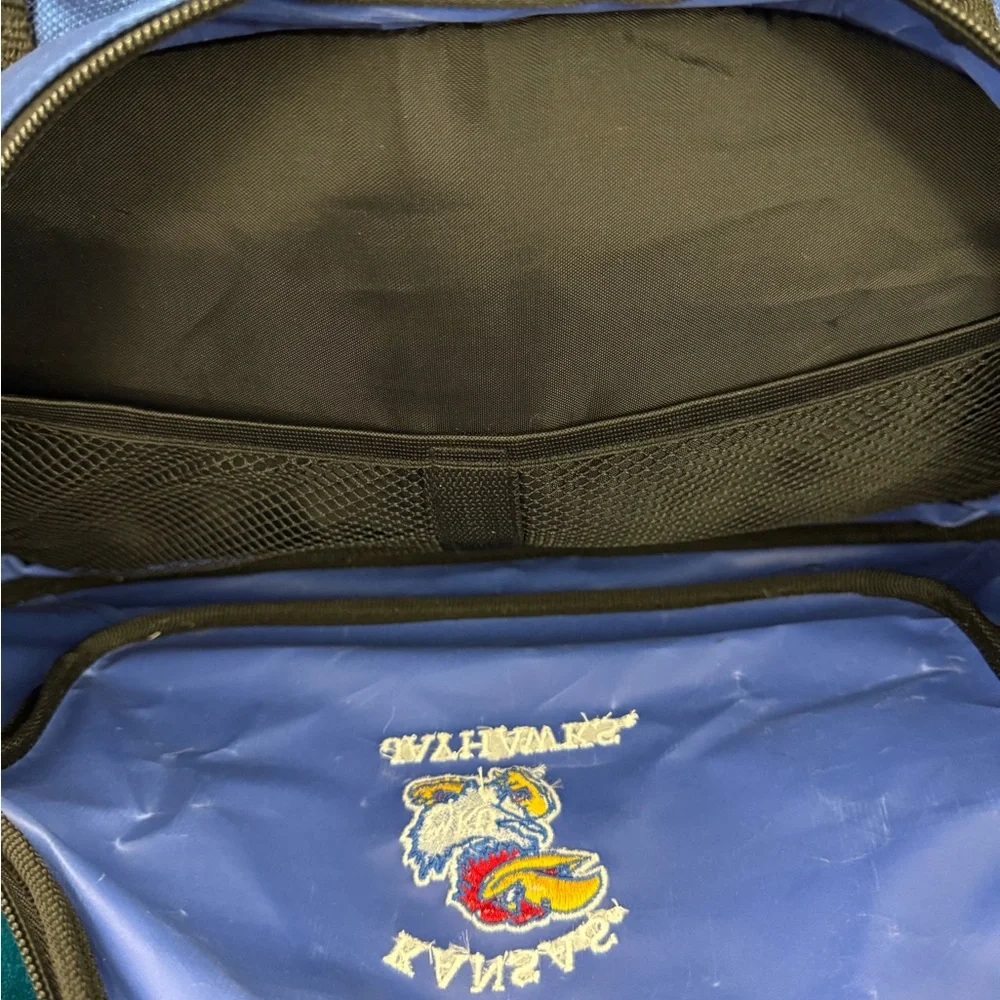University Of Kansas Jayhawks Blue 22” Canvas Duffle Bag